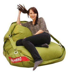 Sedací vak 189x140 comfort s popruhy green frog